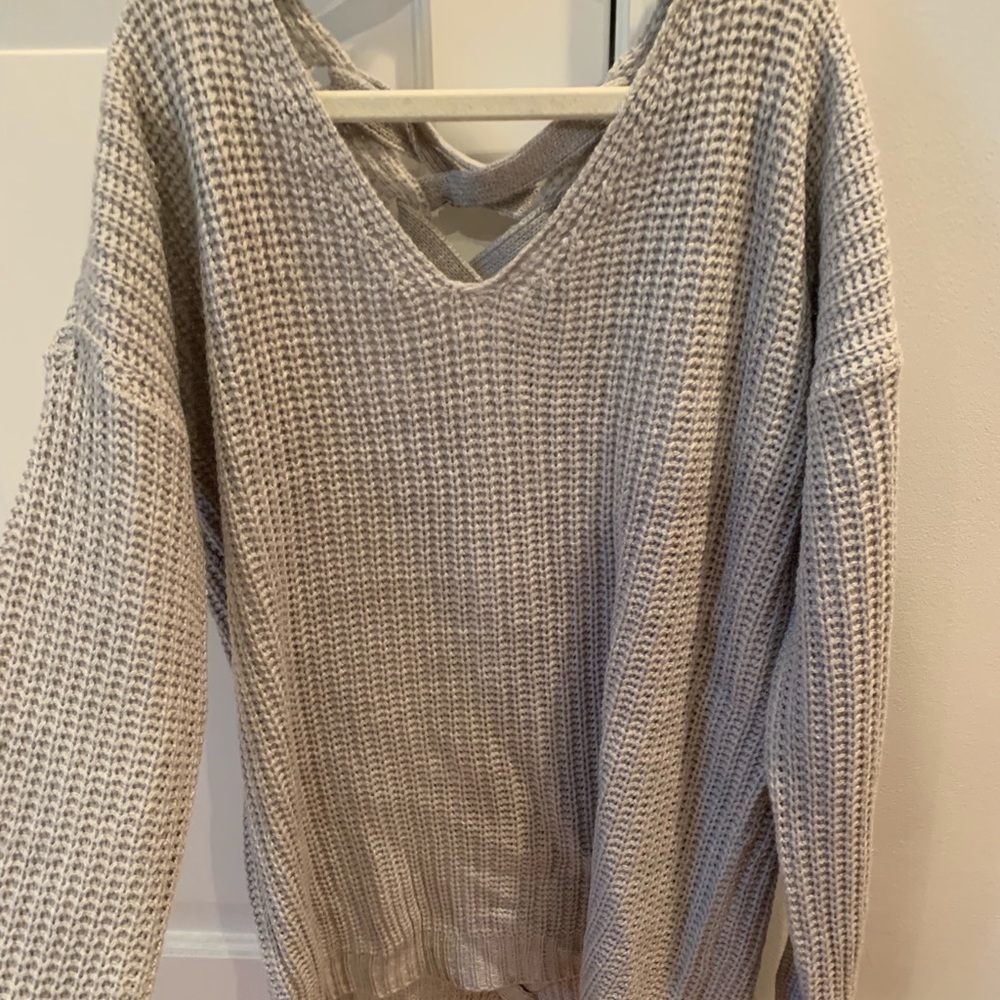 Grey sweater
